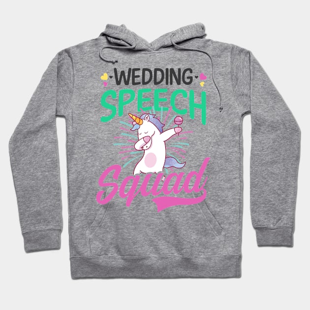 Speaker Shirt | Wedding Speech Squad Hoodie by Gawkclothing